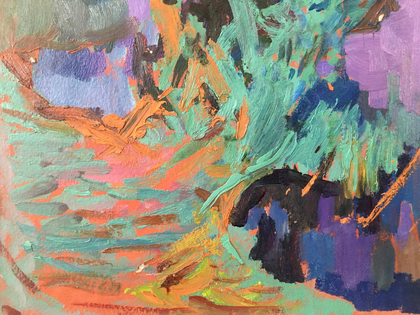 Vibrant Mirage abstract oil painting by Kiyansky Yuri Ivanovich