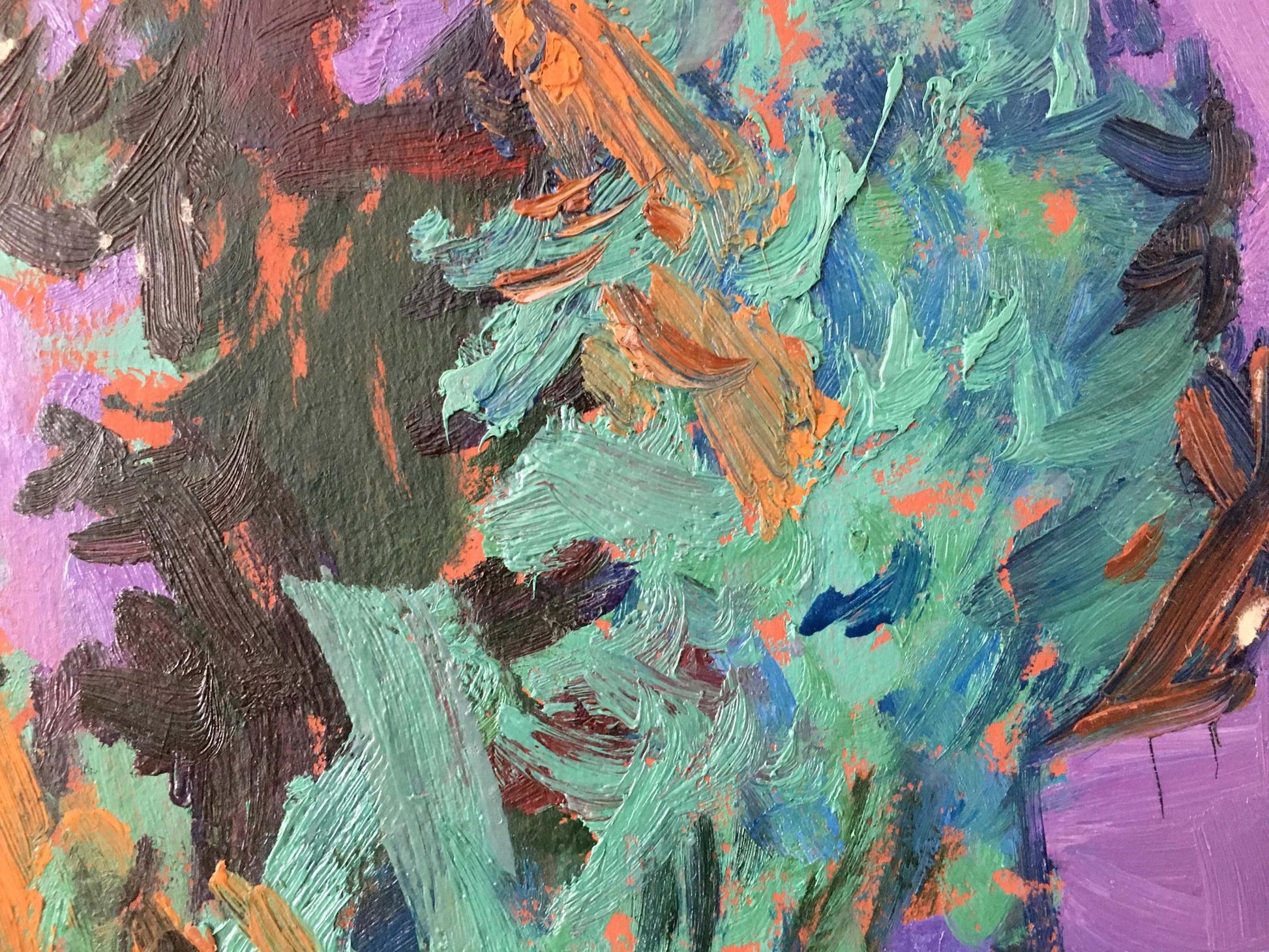 Vibrant Mirage abstract oil painting by Kiyansky Yuri Ivanovich