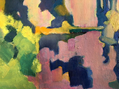 Abstract expressionist oil painting by Kiyansky Yuri Ivanovich