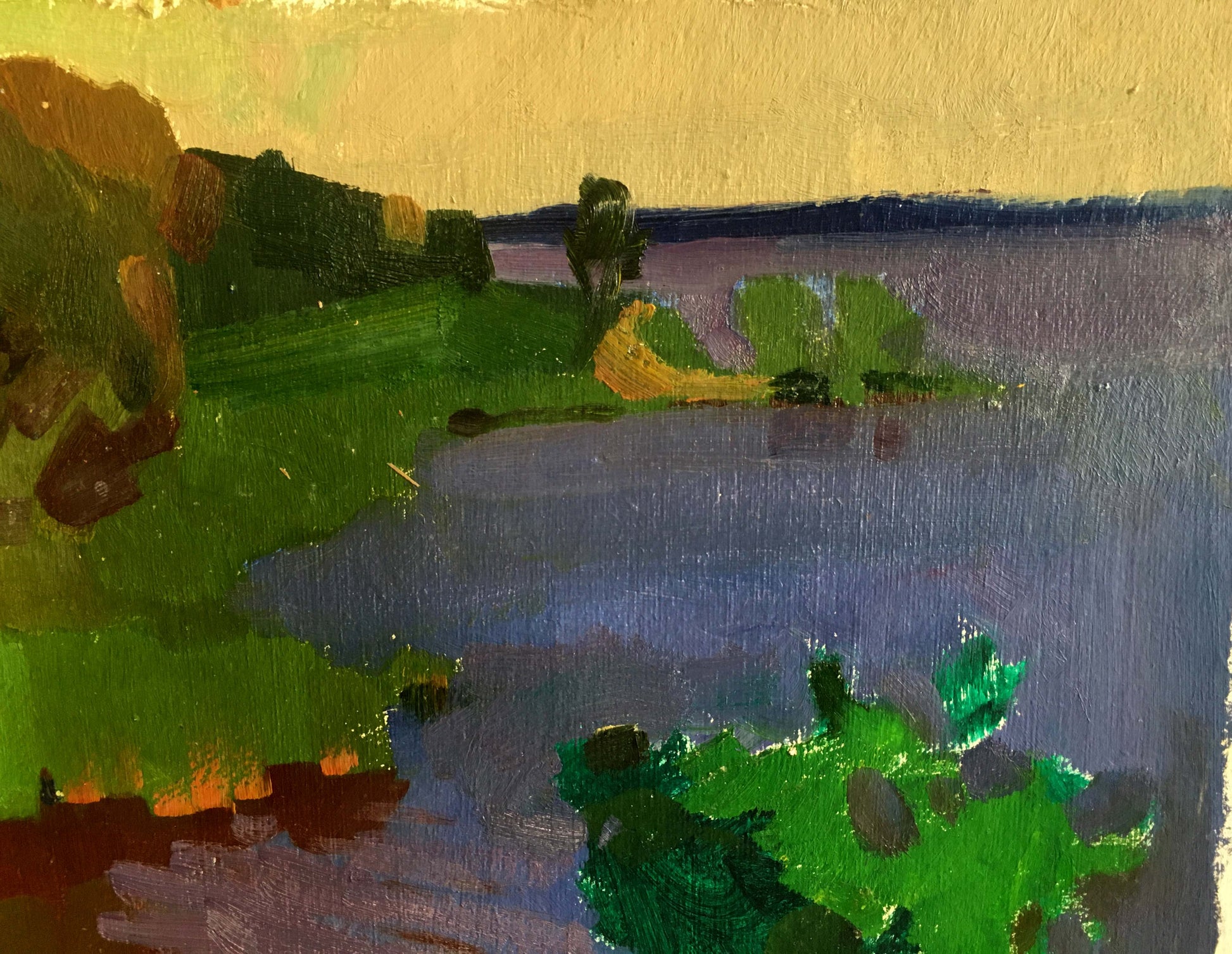 Oil painting Morning by the lake by Kiyansky Yuri Ivanovich