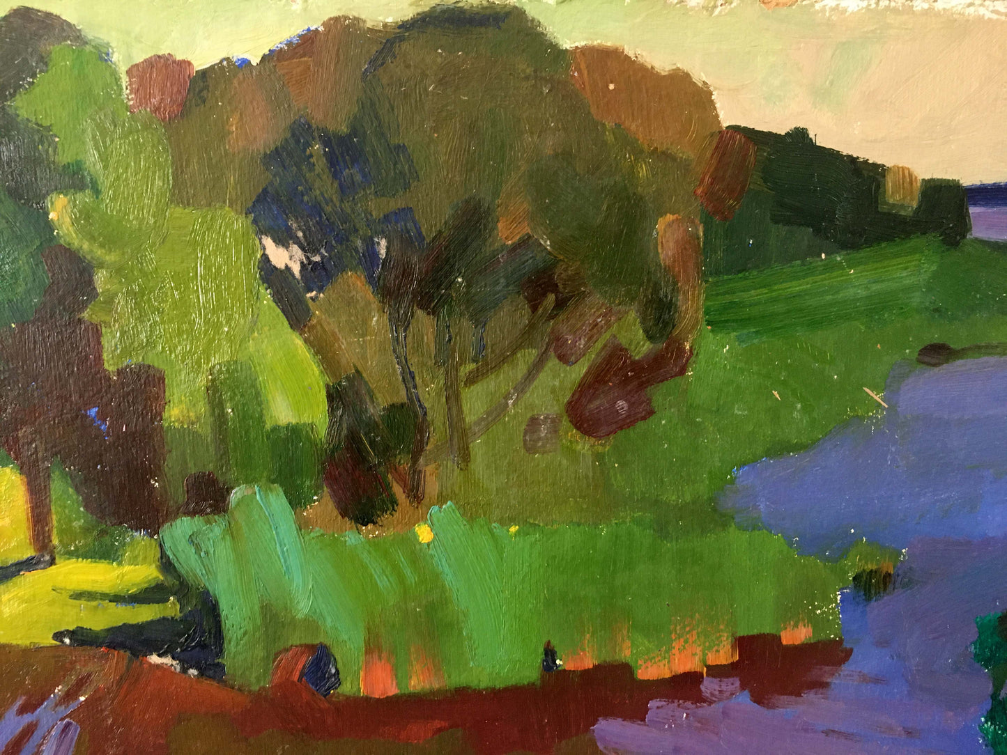Oil painting Morning by the lake by Kiyansky Yuri Ivanovich