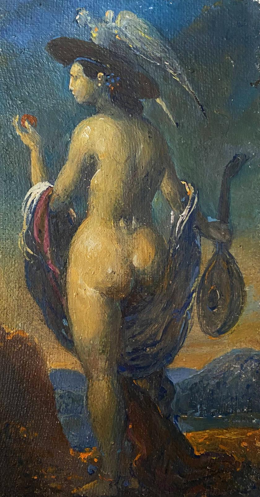 Oil painting Portrait of a female figure buy