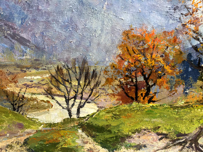 Oil painting Autumn in the Carpathians by Rudenko Vladimir Mikhailovich