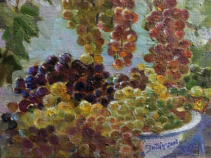 Vibrant impressionist oil painting Autumn Gold by Yanchak Elena Vaclavovna