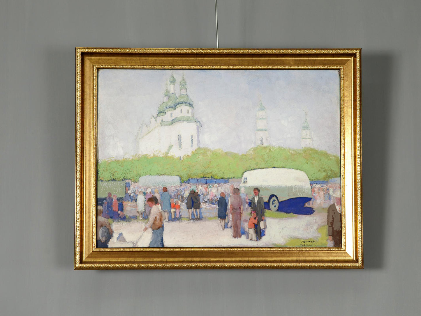 Oil painting Oil Painting at the Old Fair by Sovit artist Ivan Tsyupka