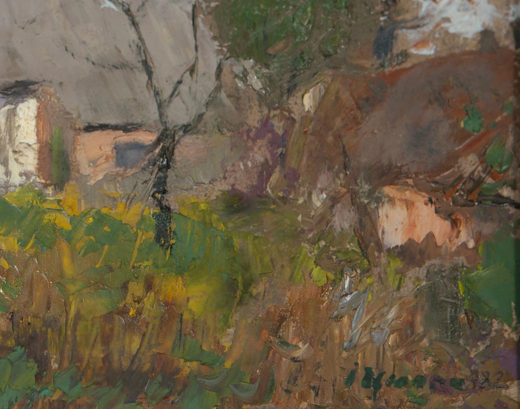 Impressionistic oil painting Beginning of autumn by Ivan Kirillovich Tsyupka
