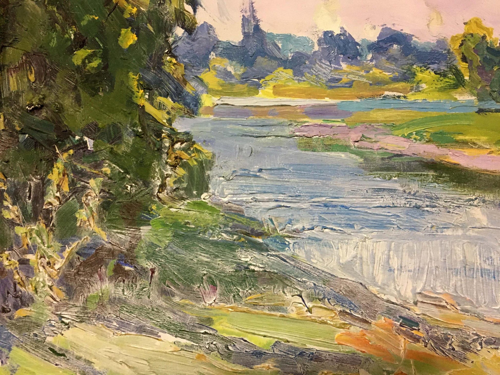 Impressionistic oil painting by Glushchenko Alexander Nikolaevich