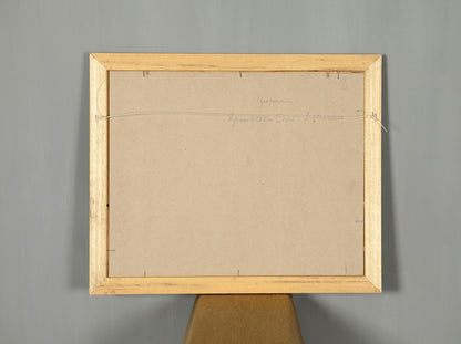 Light wood frame for Oil Painting Summer Landscape in the Village