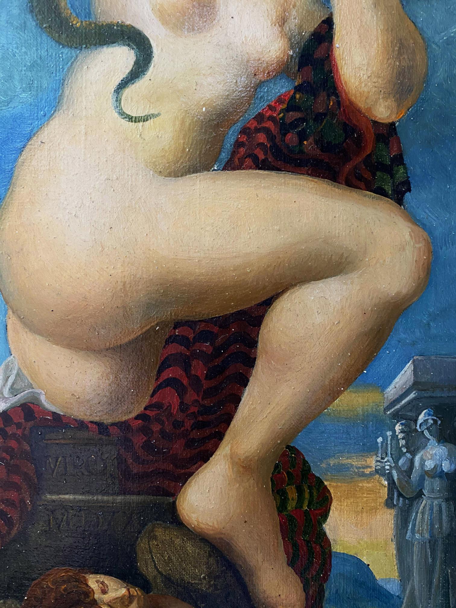 oil portrait figure