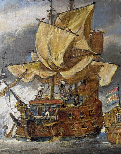 ship landscape art
