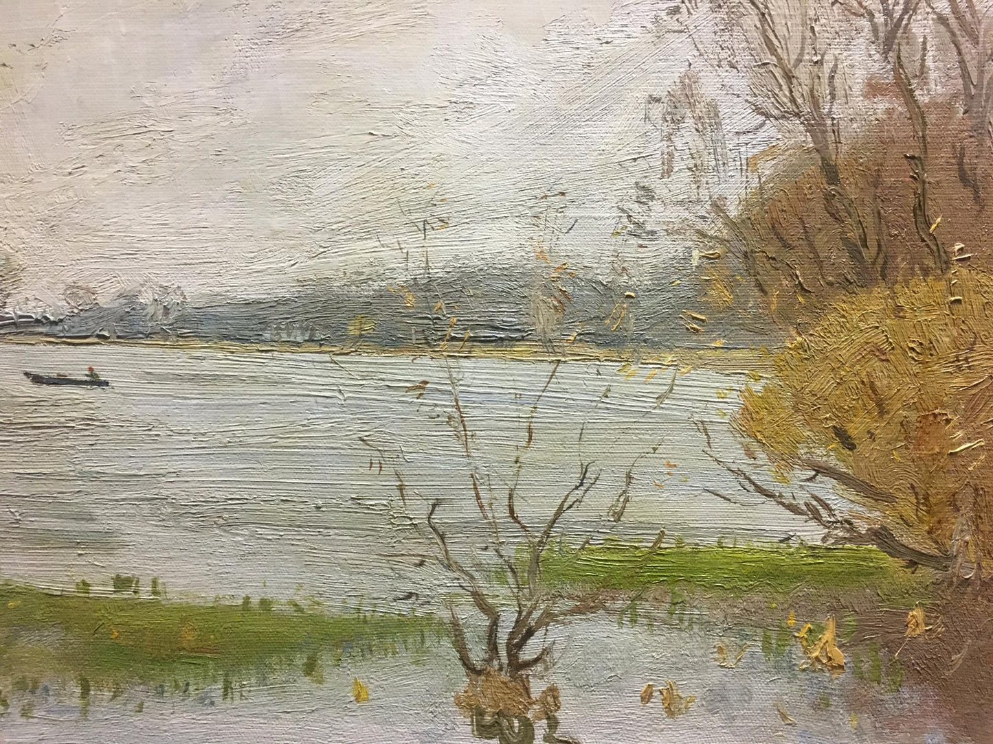 Oil painting of swamp landscape by Grigoryev Sergey Alekseevich