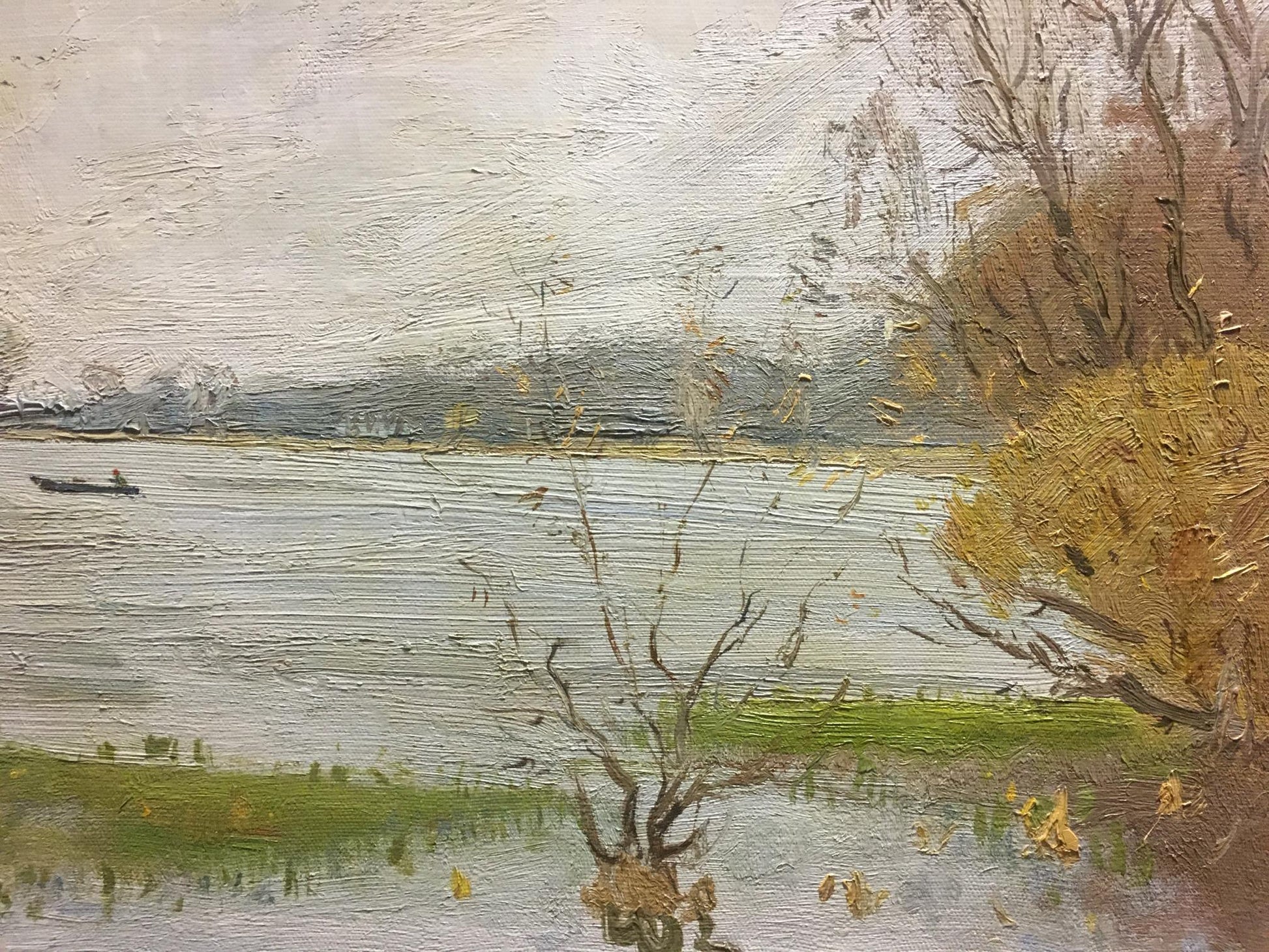 Oil painting of swamp landscape by Grigoryev Sergey Alekseevich