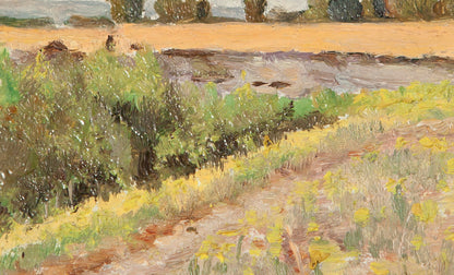 Vibrant impressionist oil landscape by Tereshchenko Anatoly Grigorievich