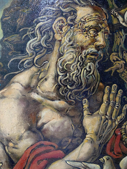 Oil painting of Saint Jerome by Litvinov Oleg Arkad’yevich