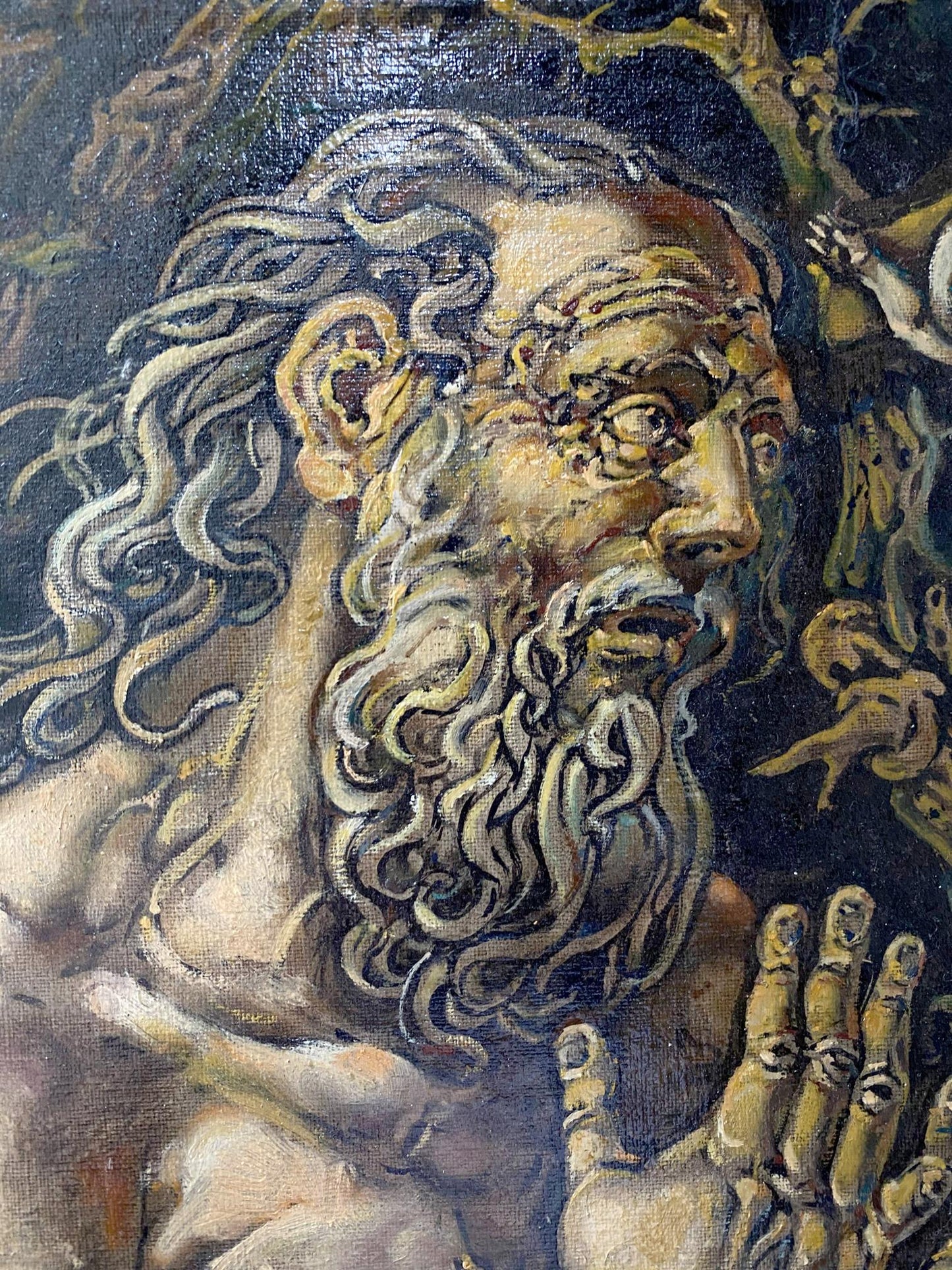 Oil painting of Saint Jerome by Litvinov Oleg Arkad’yevich