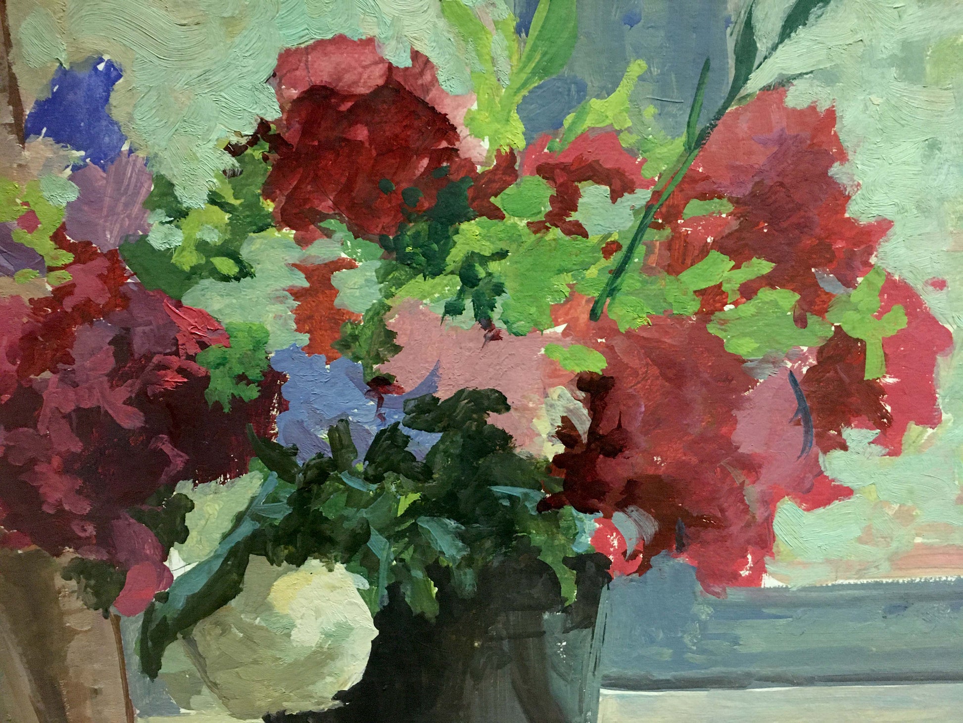 Oil painting of flowers by Korostelev Vladimir Alexandrovich
