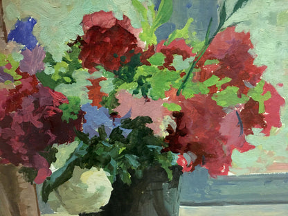 Oil painting of flowers by Korostelev Vladimir Alexandrovich