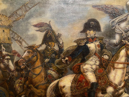 Oil painting of Napoleon at Wagram by Litvinov Oleg Arkad’yevich