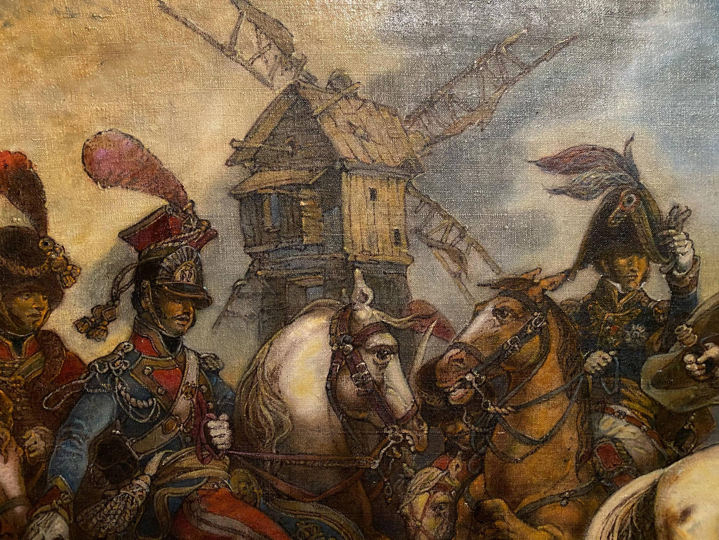 Oil painting of Napoleon at Wagram by Litvinov Oleg Arkad’yevich