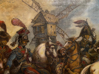 Oil painting of Napoleon at Wagram by Litvinov Oleg Arkad’yevich