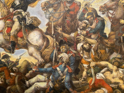Oil painting of Napoleon in Egypt battle by Litvinov Oleg Arkad’yevich