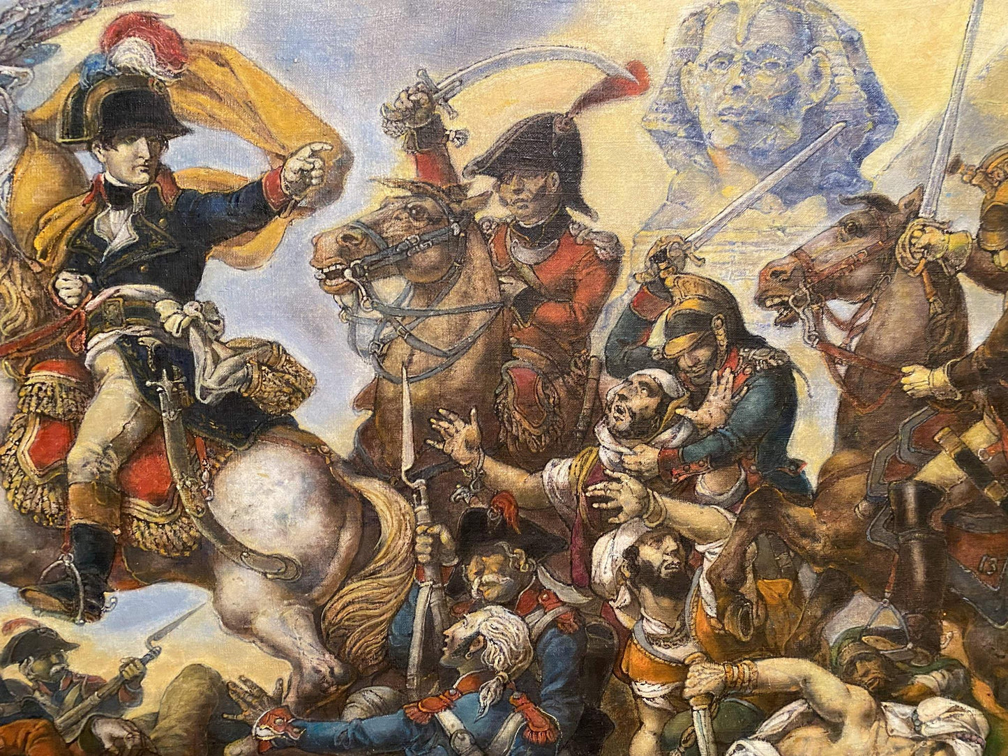 Oil painting of Napoleon in Egypt by Litvinov Oleg Arkad’yevich