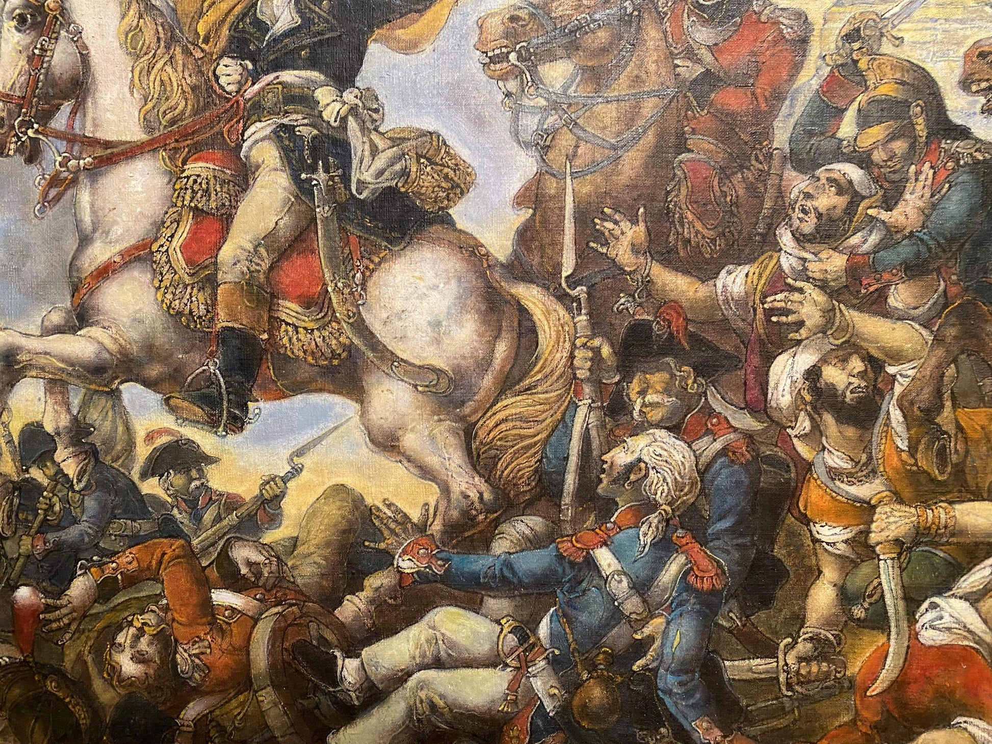 Oil painting of Napoleon in Egypt by Litvinov Oleg Arkad’yevich