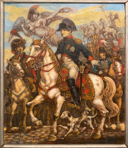Oil painting of Napoleon in Berlin by Litvinov Oleg Arkad’yevich