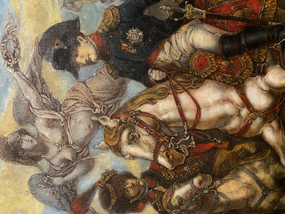 Oil painting of Napoleon in Berlin by Litvinov Oleg Arkad’yevich