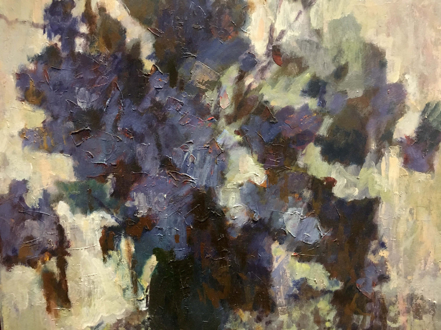 Oil painting Lilac by Zhurakovsky Victor Petrovich, abstract purples and blues