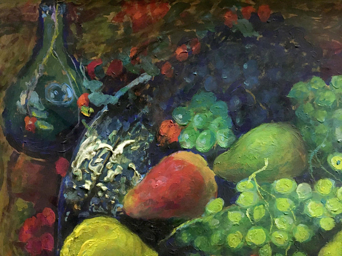 Oil painting Fruit on the table by Maksimenko Nikolay Antonovich