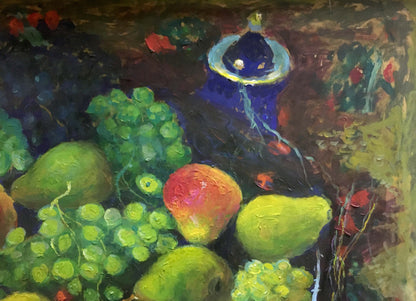 Oil painting Fruit on the table by Maksimenko Nikolay Antonovich