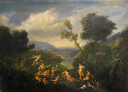 Oil painting of Bacchus and Ariadne by Litvinov Oleg Arkad’yevich