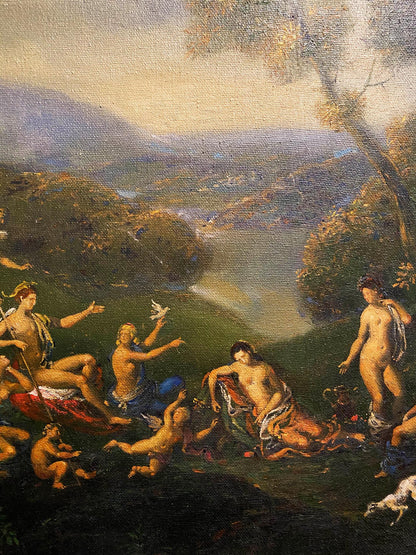 Oil painting of Bacchus and Ariadne by Litvinov Oleg Arkad’yevich