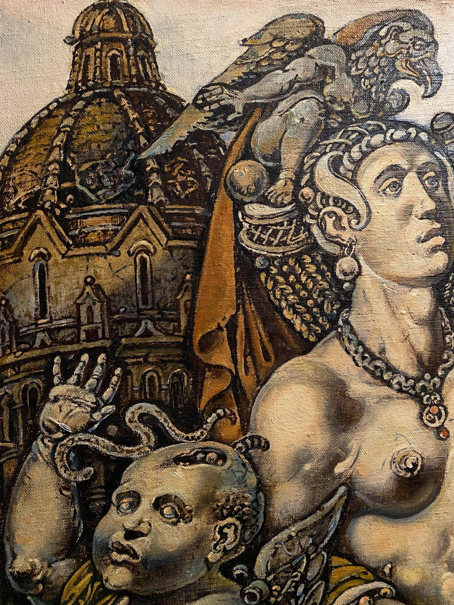 Oil painting Venus of the 20th century by Litvinov Oleg Arkad’yevich