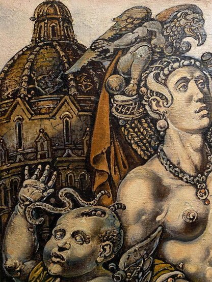 Oil painting Venus of the 20th century by Litvinov Oleg Arkad’yevich