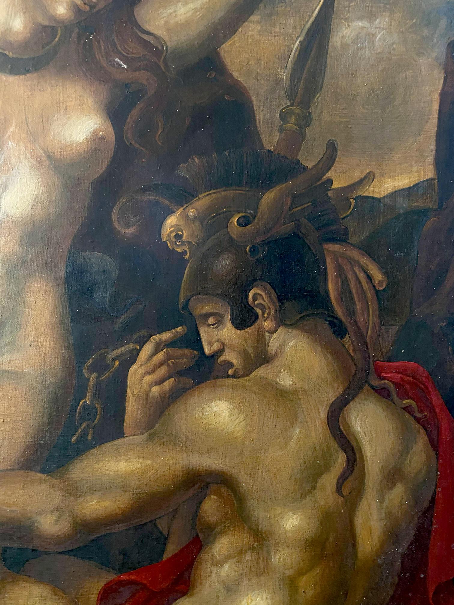 Oil painting Liberation of Andromeda by Litvinov Oleg Arkad’yevich
