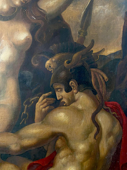 Oil painting Liberation of Andromeda by Litvinov Oleg Arkad’yevich