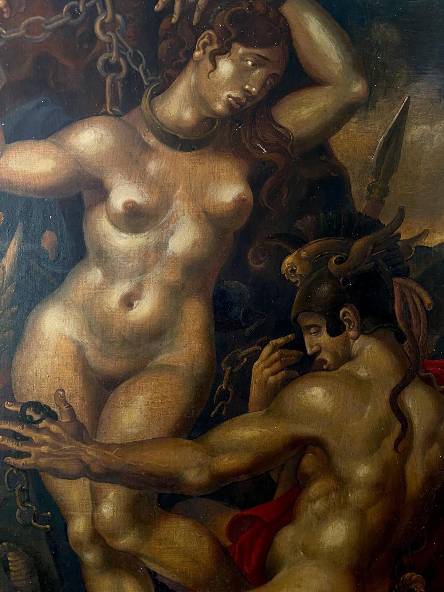 Classical oil painting Liberation of Andromeda by Litvinov Oleg Arkad’yevich