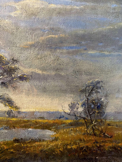 Oil painting Cloudy before thunderstorm by Litvinov Oleg Arkadyevich
