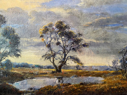 Oil painting Cloudy before thunderstorm by Litvinov Oleg Arkad’yevich