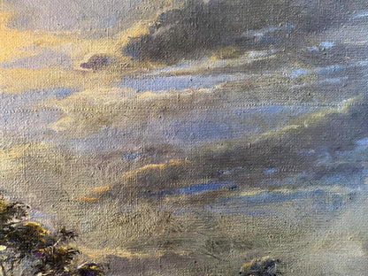 Oil painting Cloudy before thunderstorm by Litvinov Oleg Arkadyevich