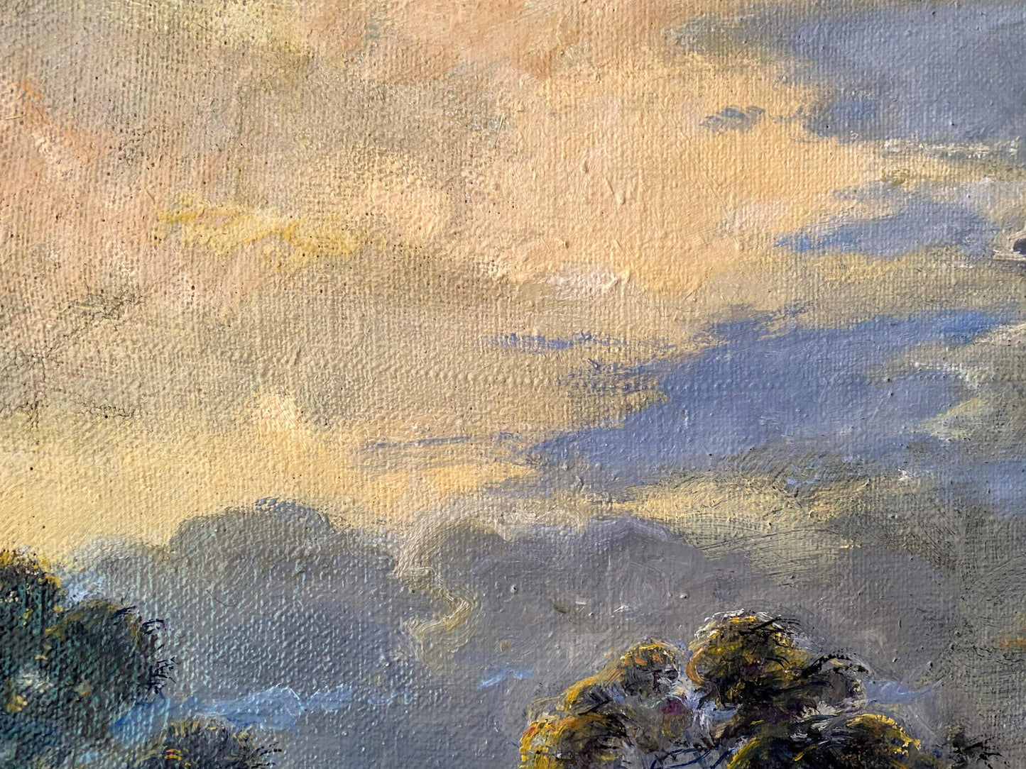 Oil painting Cloudy before thunderstorm by Litvinov Oleg Arkad’yevich