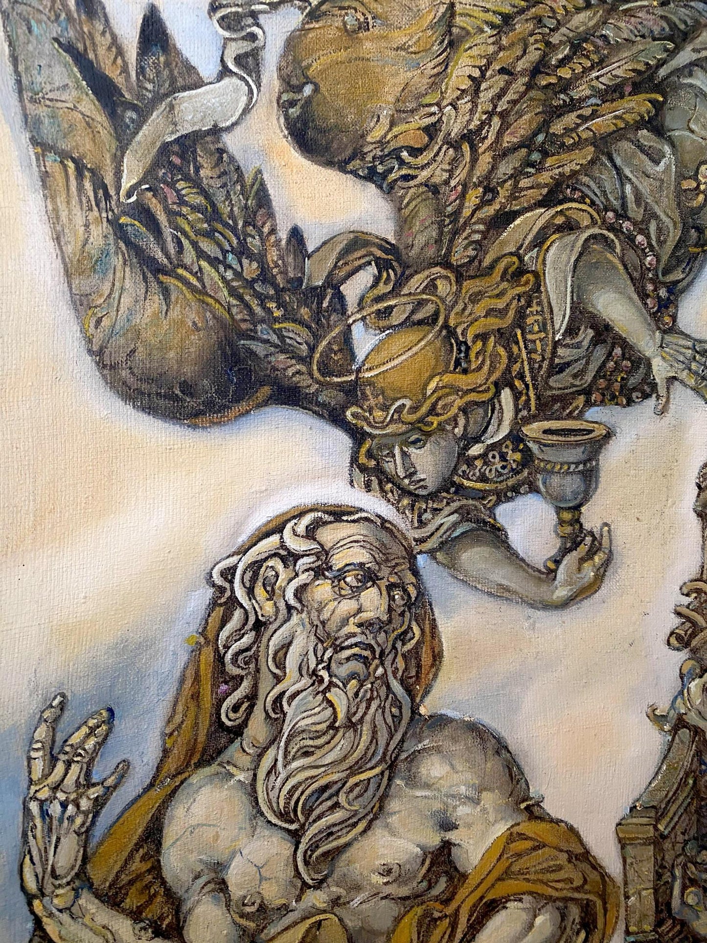 Oil painting of Gifts of John the Evangelist by Oleg Litvinov