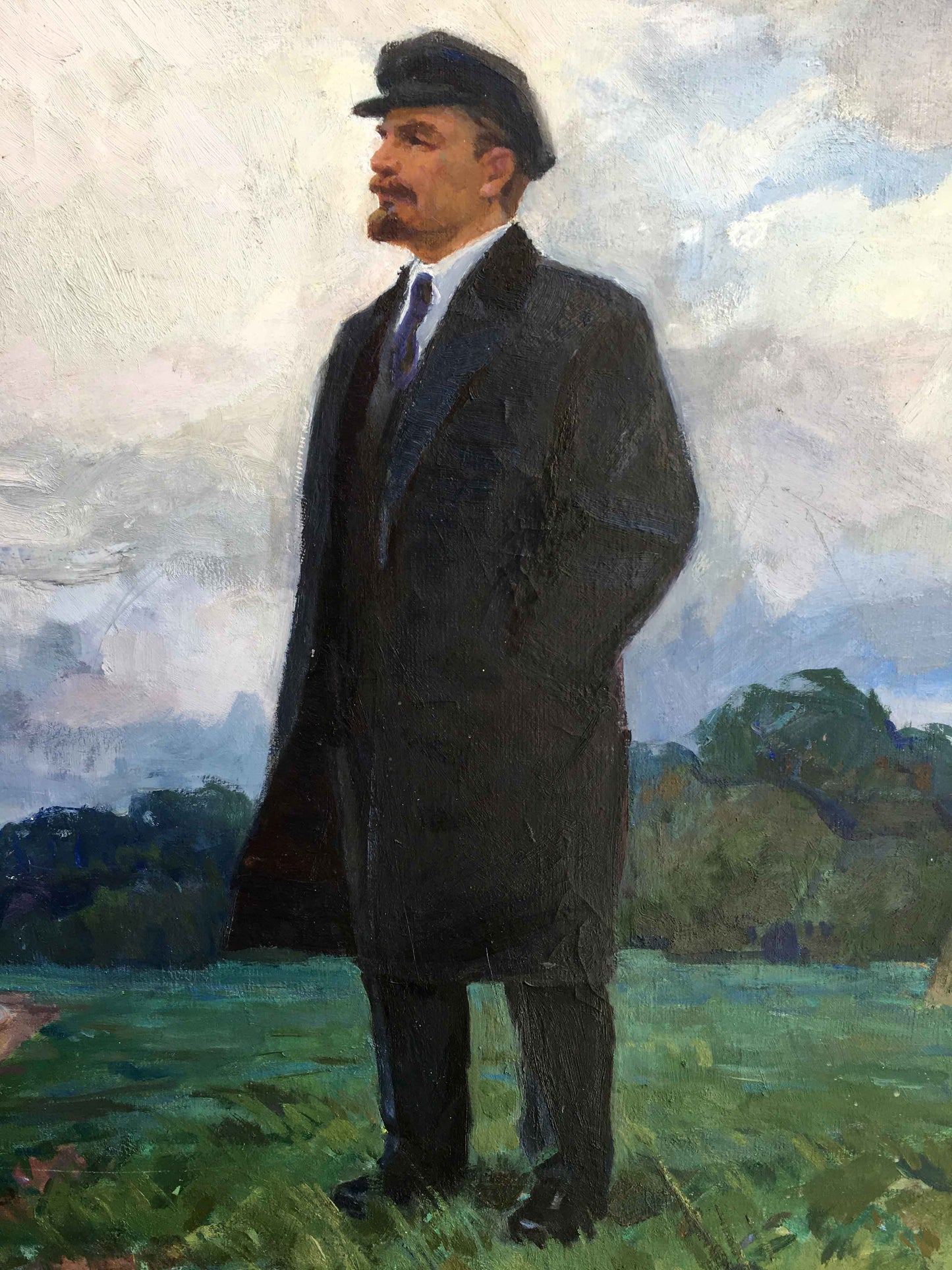Oil painting portrait of Lenin by Yudenko Lyudmila Vladimirovna