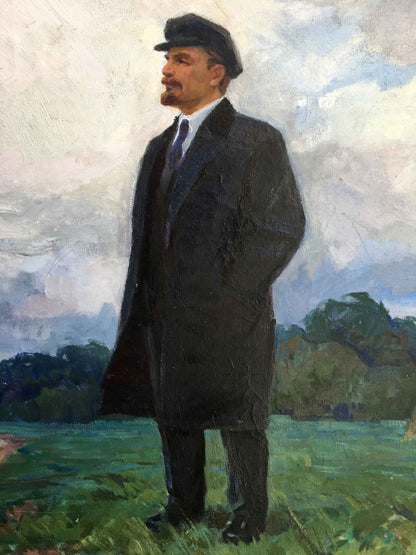 Oil painting portrait of Lenin by Yudenko Lyudmila Vladimirovna
