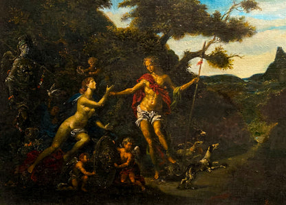 Oil painting of Venus and Adonis by Litvinov Oleg Arkad’yevich