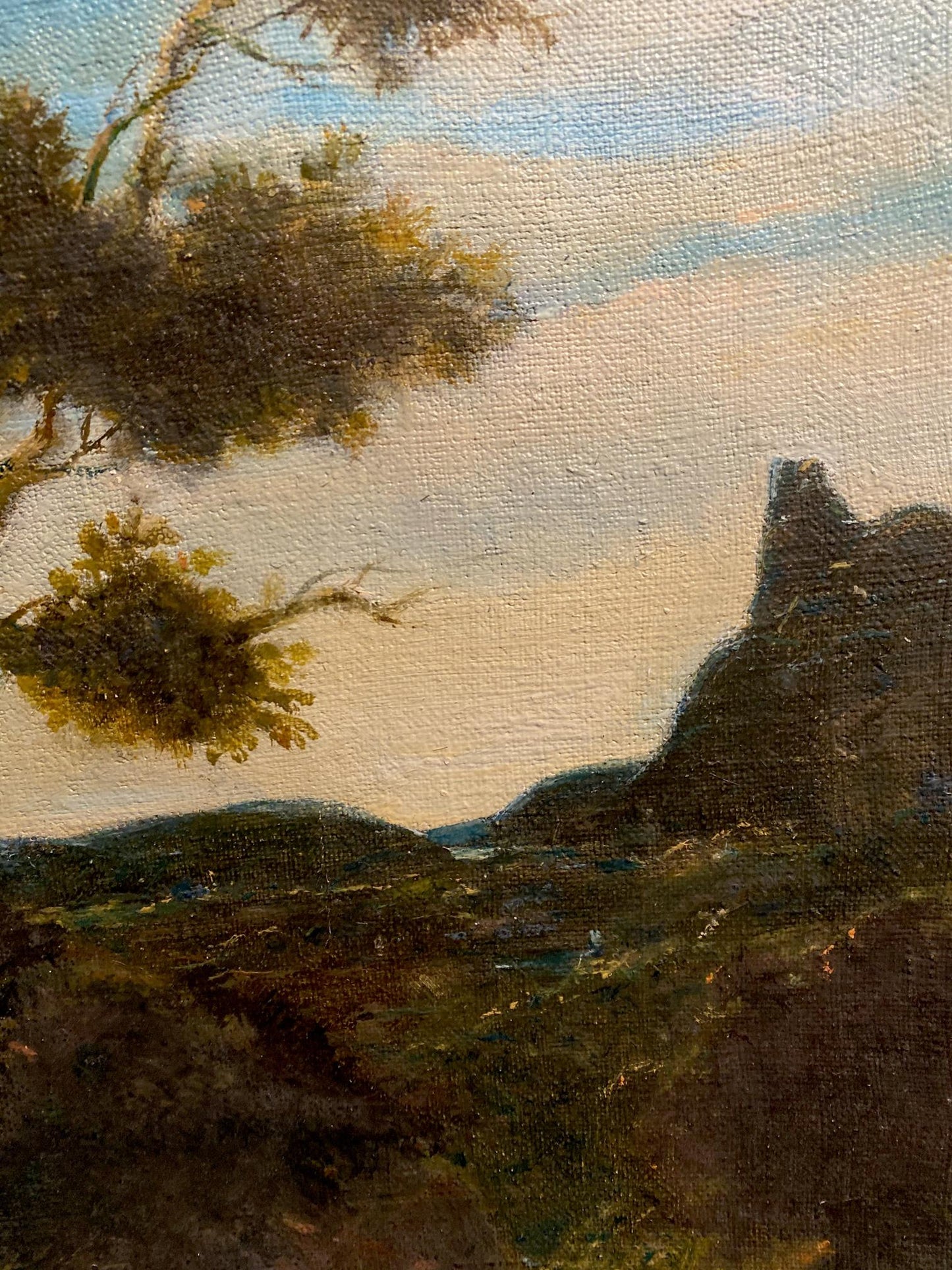 Oil painting Venus and Adonis by Litvinov Oleg Arkad’yevich serene landscape