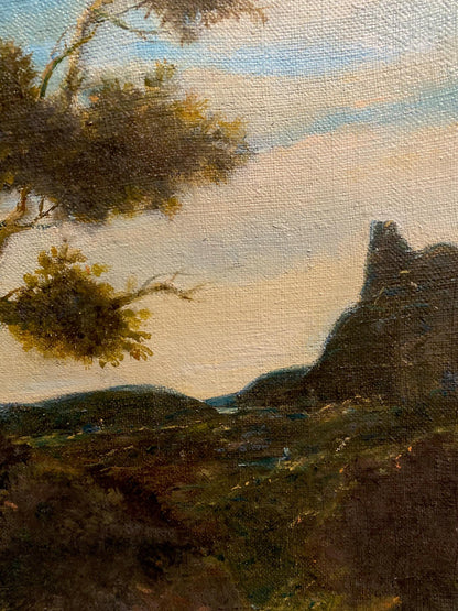 Oil painting Venus and Adonis by Litvinov Oleg Arkad’yevich serene landscape