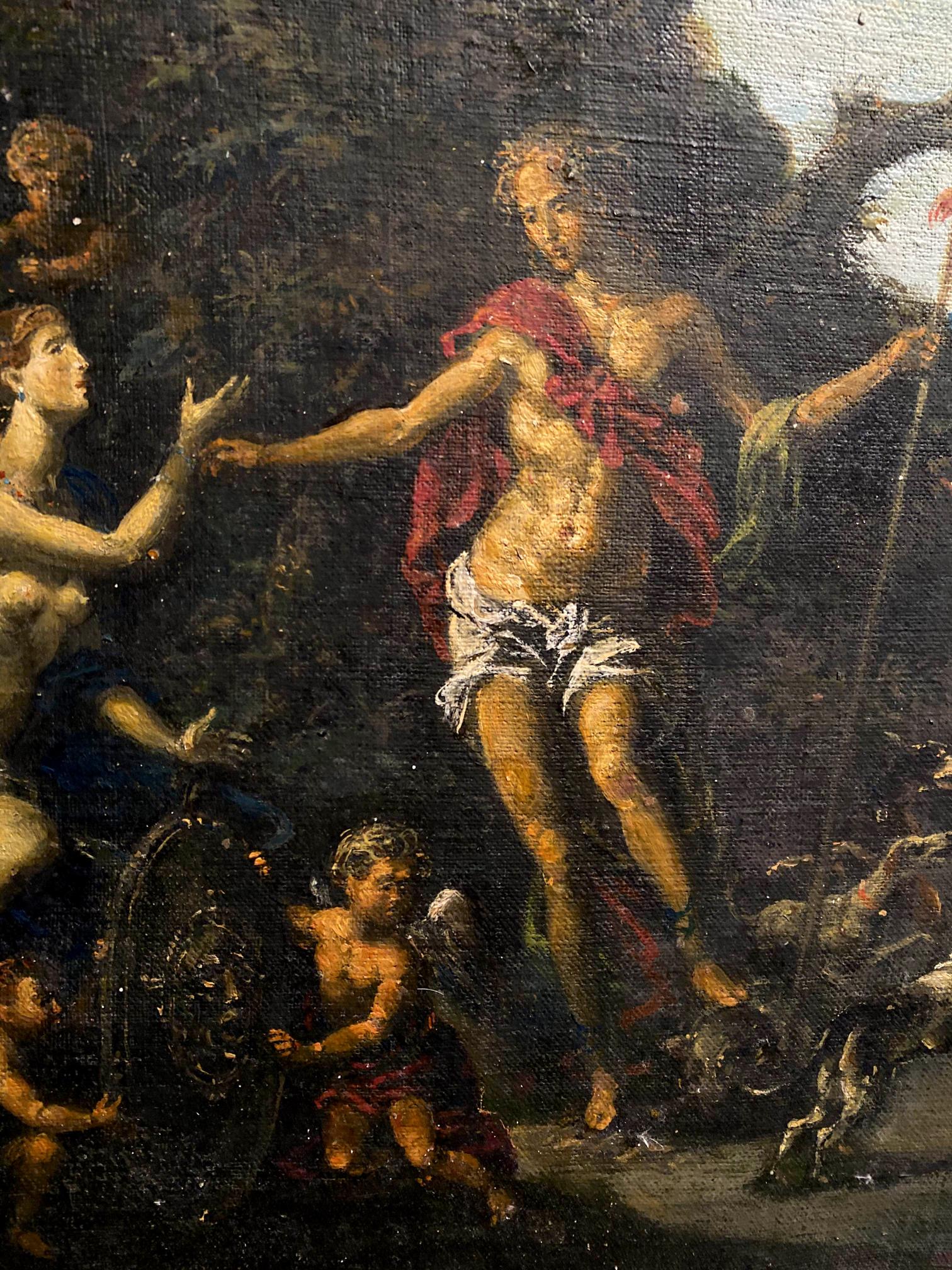 Oil painting of Venus and Adonis by Litvinov Oleg Arkadyevich